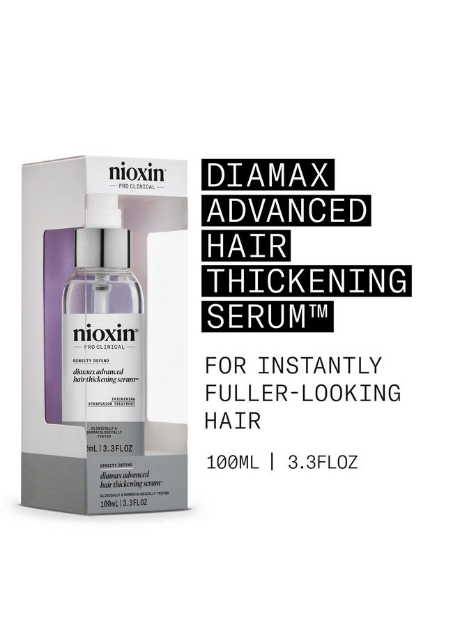 Nioxin Density Defend Diamax Advanced Hair Thickening Serum | With Caffeine, Niacinamide & Panthenol | For Thicker, Fuller-Looking Hair | 3.38 Fl Oz