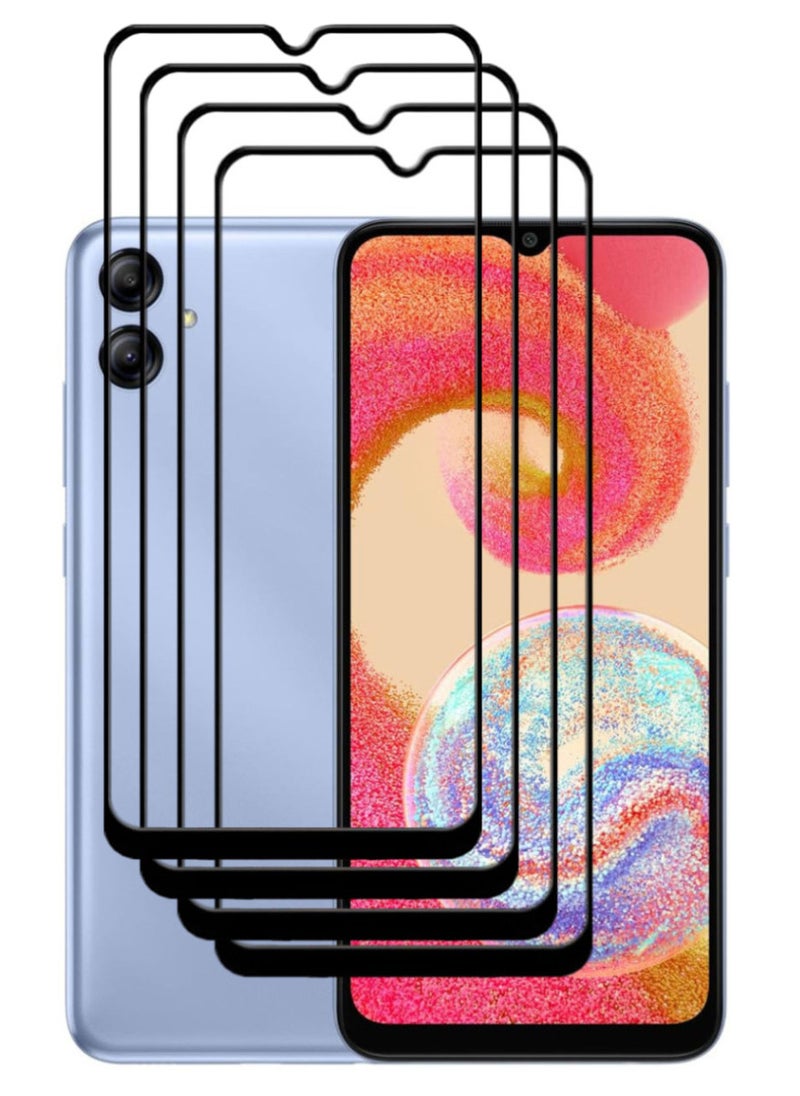 ACLIX 4 Pieces Antistatic ESD Dustproof Premium Quality High Definition Tempered Glass Screen Protector Designed For Samsung Galaxy A04e - Image 1