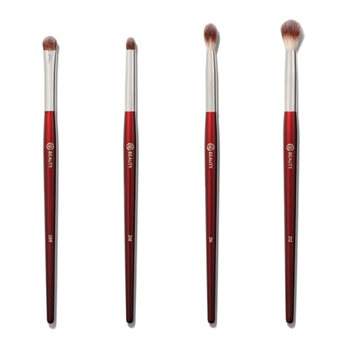BK BEAUTY  CORE LINE EXTENSION EYE SET 4PC  Professional Eyeshadow Brush Set for Precise Makeup Placement  Blending  Premium Eye Makeup Brushes for Flawless Application