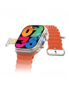 modio Modio SM01 Smartwatches 4G With Camera | 3 Pair of Strap | 2.2 inch Screen With Space Aluminium Case_Gold  - Image 1