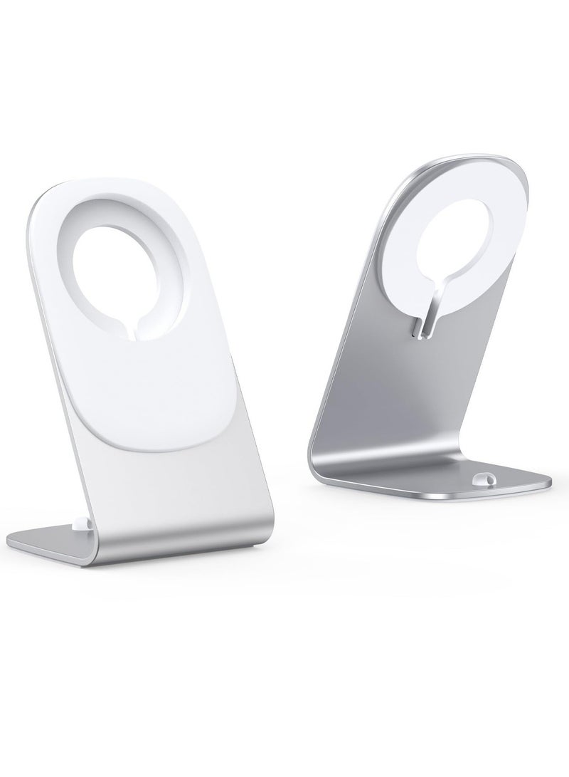 XICEN Aluminum Phone Stand Holder Desk Phone Mount for Magnetic Wireless Charger Compatible with iPhone 12 13 14 15/iPhone 12 13 Pro/iPhone 12 13 14 15 Pro Max/iPhone 12 13 Mini - Image 2