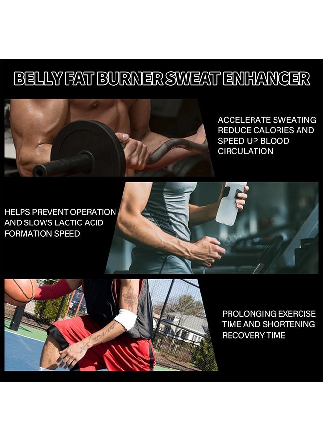 إيلهو محسن العرق لموقد الدهون في البطن ، كريم شد السيلوليت والتخسيس للرجال والنساء ، محسن تجريب التخسيس لفقدان الوزن ، علاج السيلوليت للفخذين والساقين والبطن والذراعين والأرداف - Image 3