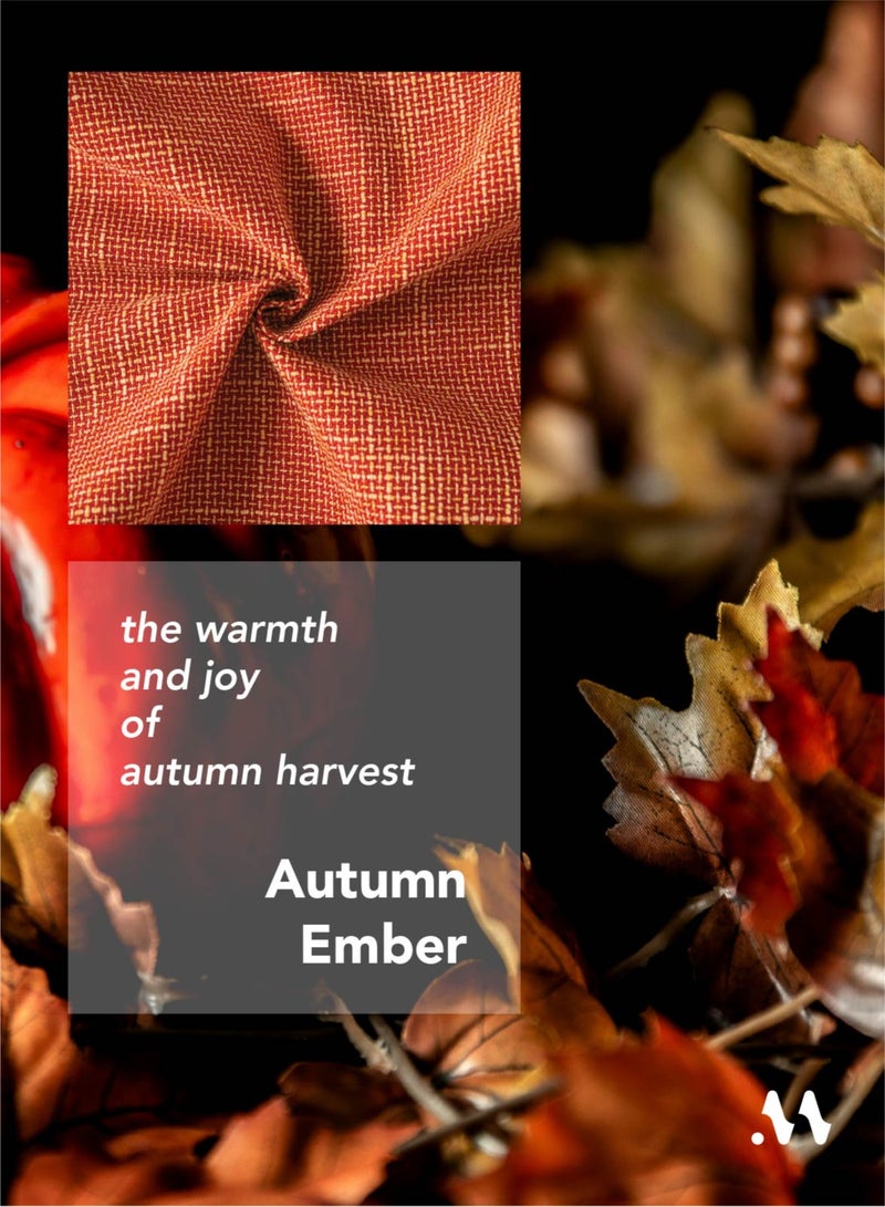 مجموعة من 2 غطاء وسادة بلون برتقالي من الكتان – أغطية وسائد ديكورية بتصميم متقاطع تناسب الأريكة أو السرير أو غرفة المعيشة، مثالية لديكور المنزل