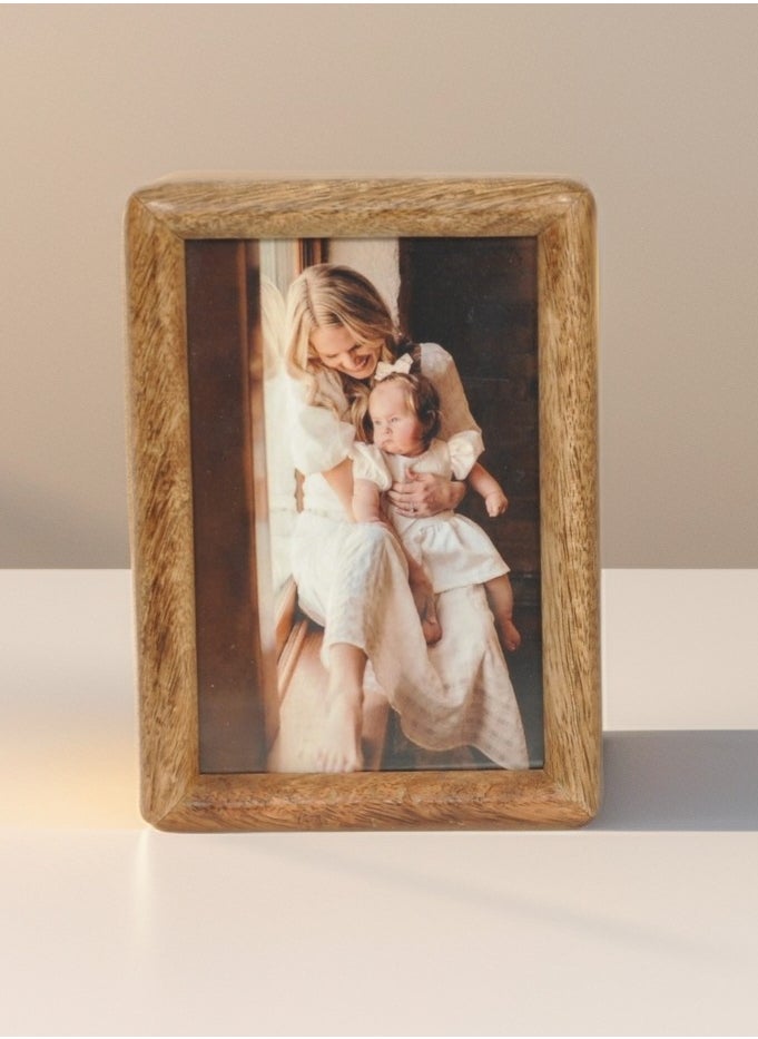Mars & More - Handcrafted Wooden Photo Frame12x17 cm by Artesania - Image 1