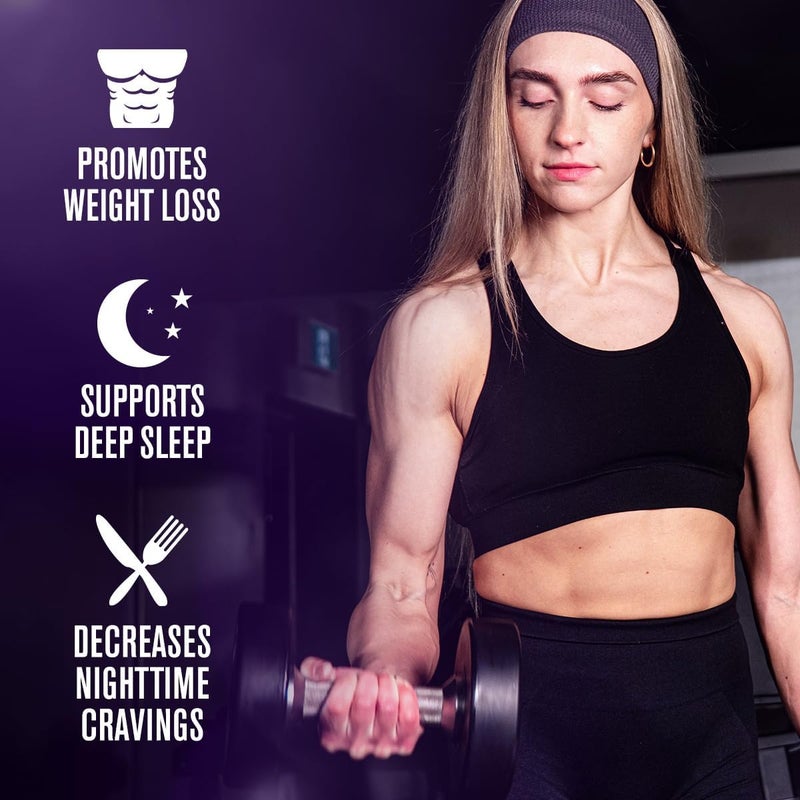 Jacked Factory Lean PM Night Time Fat Burner Sleep Aid Supplement  Appetite Suppressant for Men and Women  60 StimulantFree Veggie Weight Loss Diet Pills - Image 2