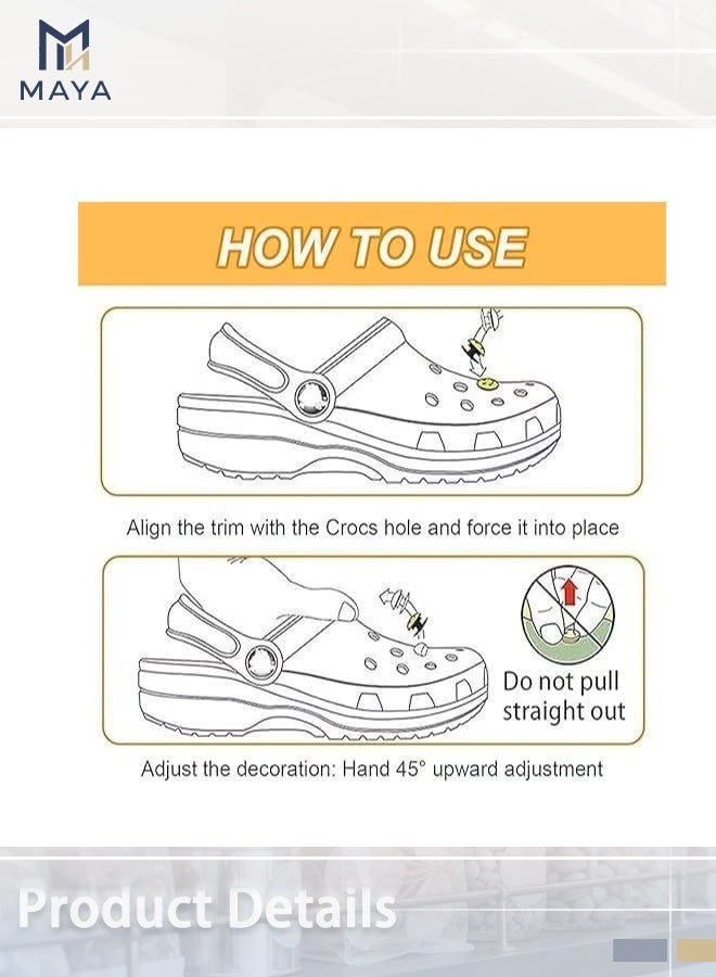 Maya 32 PCS Soccer Charms for Shoes, Football Sports Decoration Adults Children, Cartoon Shoe Decoration Charms - Image 5