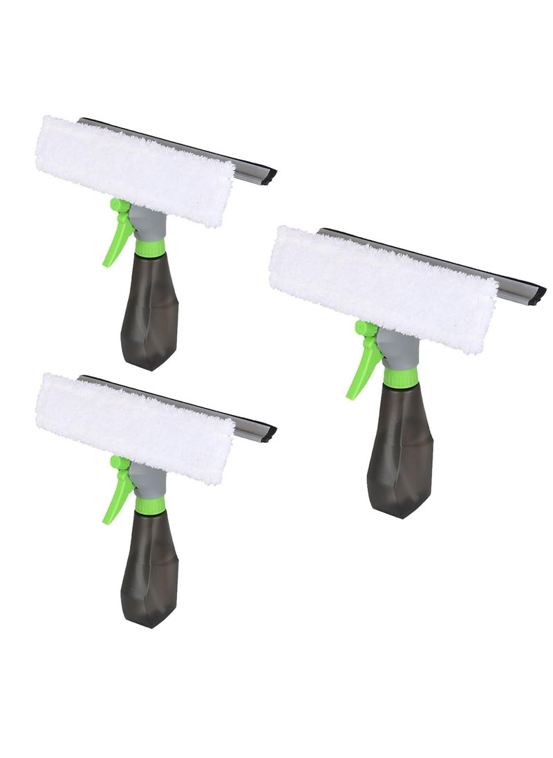 SYOSI - Window Cleaner Squeegee Glass Cleaning Tool 3 In 1 Double Sided Squeegee Cleaning Supplies for Windows Multi Purpose Squeegee 3Pcs - Image 1
