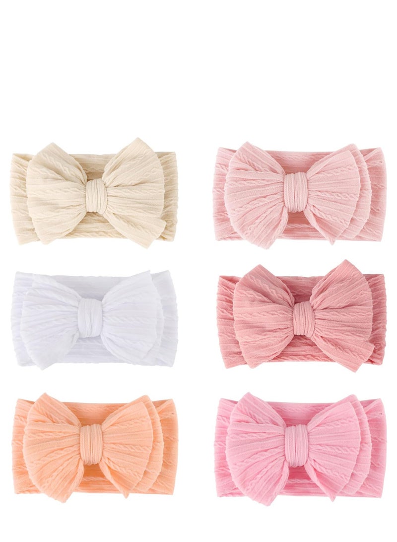 توك شعرللاطفال مع فيونكات كبيرة للبنات الصغيرة، خامه قطن عالى الجوده لا يسبب الحساسيه للاطفال - Image 1