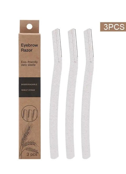 3 Pcs Eyebrow Razor Ladies Razor For Facial And Body Hair Trimmer Safety