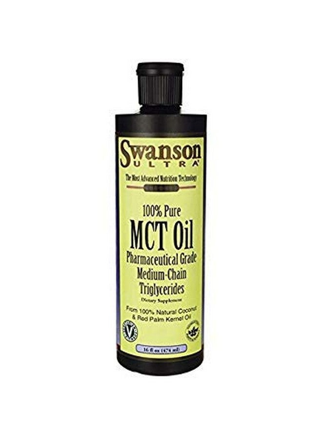 SWANSON زيت MCT النقي 100% من سوانسون 16 أونصة سائلة - Image 1