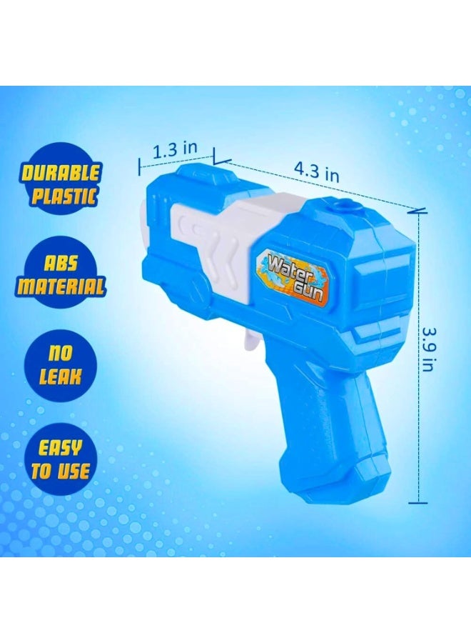 ARGT 6 Pack Mini Water Guns – Kids Squirt Gun Set for Summer Pool Beach Fun, Small Water Blasters for Boys Girls, Safe Durable Plastic, Outdoor Water Fight Toys, Party Bag Fillers, Ages 3+ - Image 2
