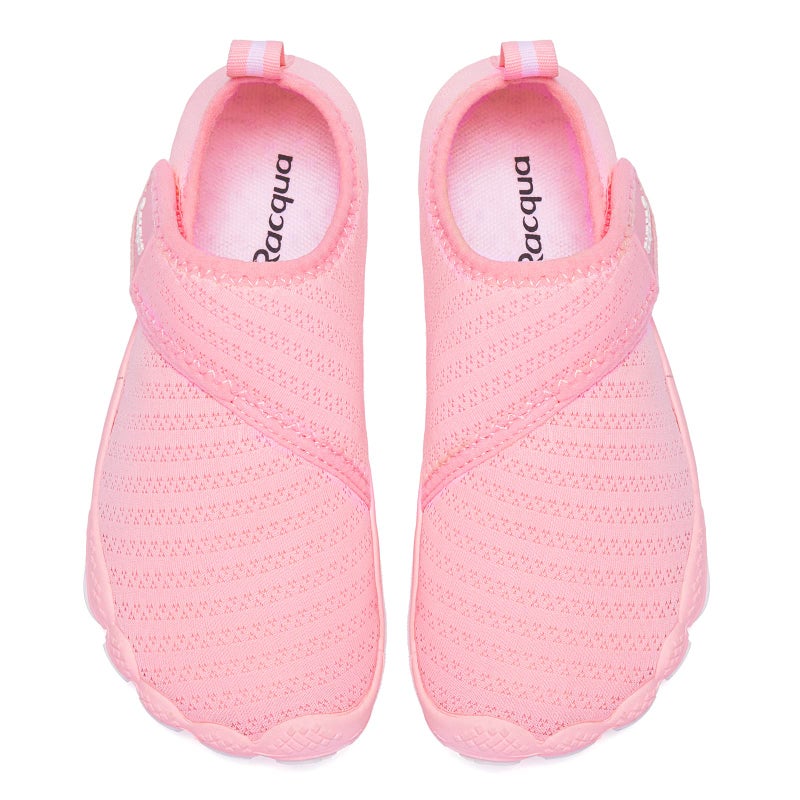 Racqua Kids Water Shoes Girls Quick Dry Lightweight Sport Beach Aqua Shoes Barefoot Outdoor Swim Pool Walking Boating Surfing Shoes Little Kid Pink 13 - Image 4
