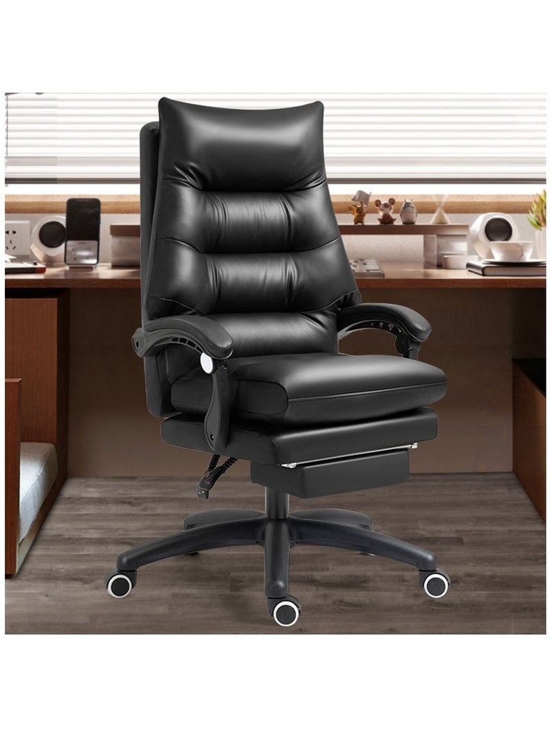 Arabest Office Chair with 3D Lumbar Support for Back Pain Ergonomic Executive Desk Chair Flip-up Armrests, High Back, Thick Padded Strong Metal Base Quiet Wheels Home Office Desk Chairs - Image 1