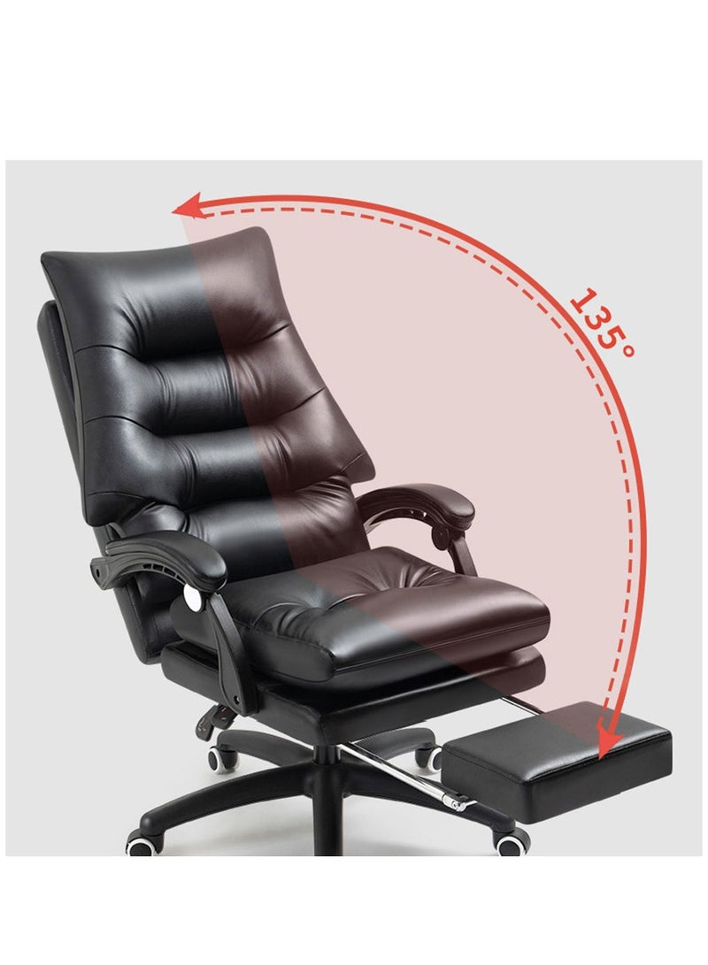 Arabest Office Chair with 3D Lumbar Support for Back Pain Ergonomic Executive Desk Chair Flip-up Armrests, High Back, Thick Padded Strong Metal Base Quiet Wheels Home Office Desk Chairs - Image 2