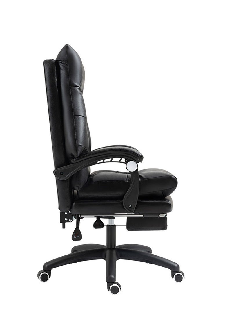Arabest Office Chair with 3D Lumbar Support for Back Pain Ergonomic Executive Desk Chair Flip-up Armrests, High Back, Thick Padded Strong Metal Base Quiet Wheels Home Office Desk Chairs - Image 5