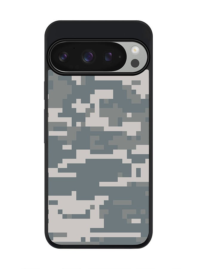 Stylizedd For Google Pixel 9 Pro Case,Slim fit Camera Protection, Shockproof Thin Phone cover - Digital Camo - Image 1