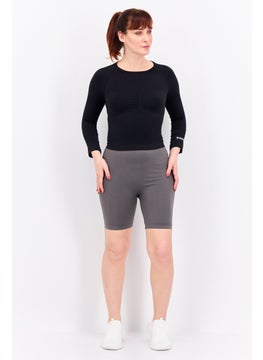 Adidas Women Sportswear Fit Long Sleeves Training Crop Top, Black  - Image 2