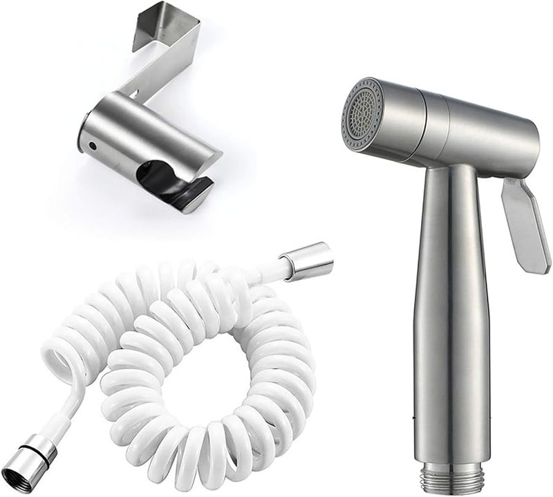 رذاذ المرحاض المحمول الربيعي بخاصيتين طقم تركيب للمرحاض للنظافة النسائية - Image 1