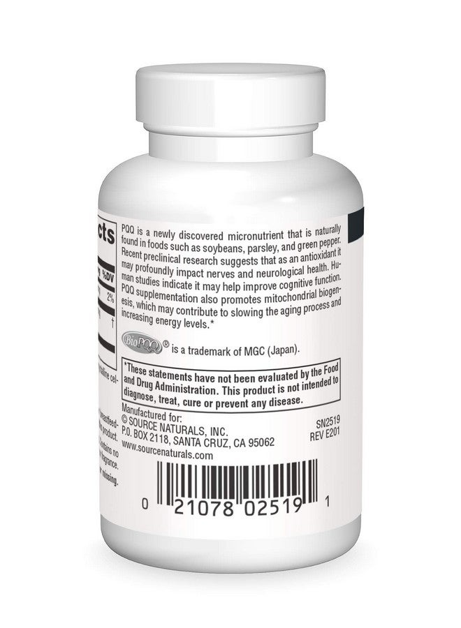 Source Naturals Pqq Mind Tablet 60 Count - Image 3