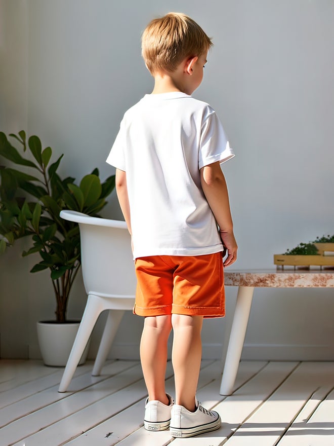 Take Two Kids 2pcs Graphic Print Short Sleeve T-Shirt and Shorts - Image 4