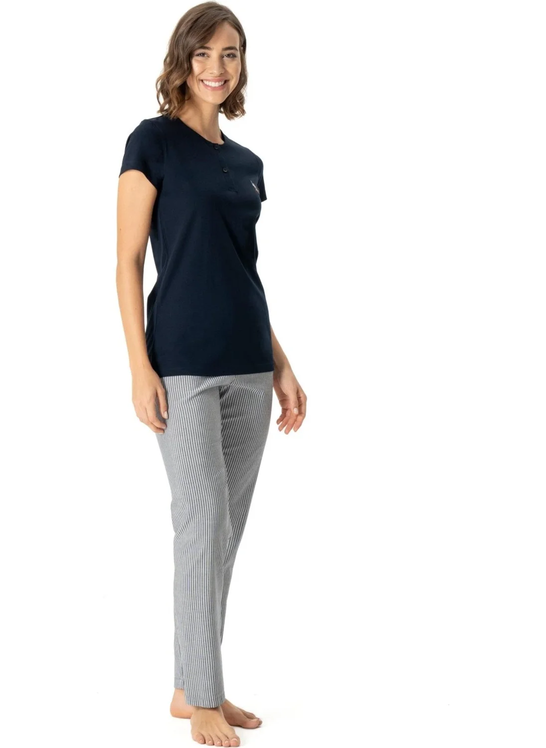 U.S. Polo Assn. Women's Short Sleeve Pajama Set
