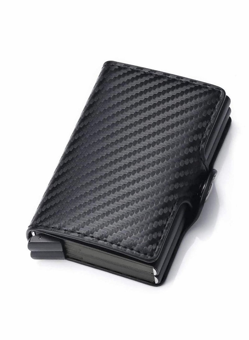 Excefore Card Holder, Men Credit Money Clip Wallets for Men, Slim Case Front Pocket Anti-theft-RFID Auto Pop up Travel Thin  - Image 1