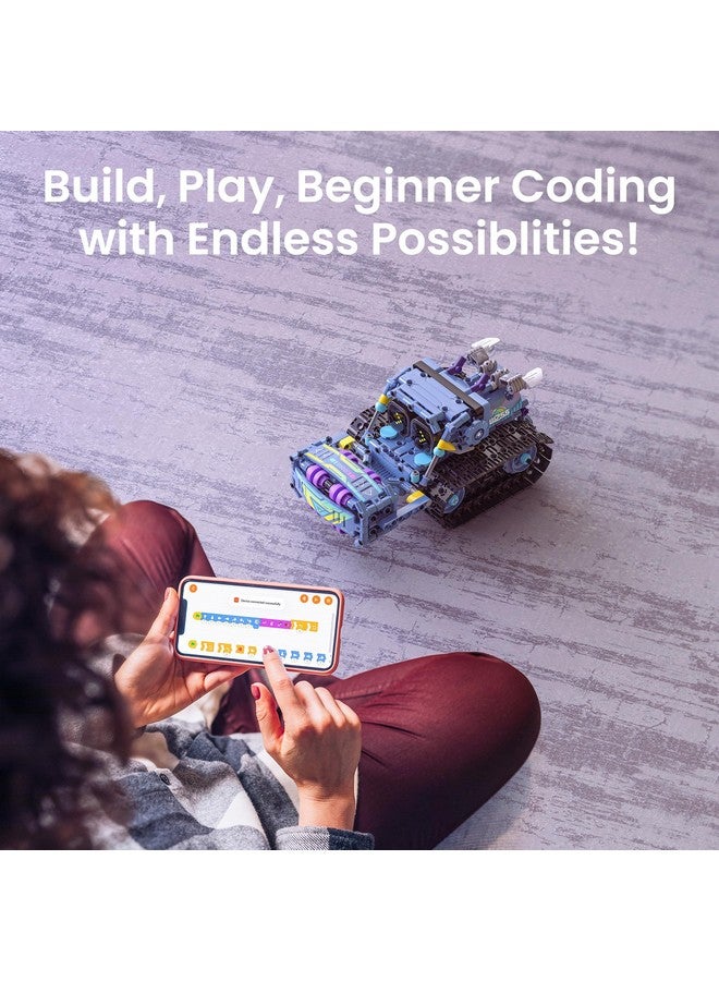 Sillbird Robot Building Kit with Remote Control STEM Gifts for Kids Boys Ages 8-12, Coding Robotic Technic Creative Toys for Birthday - Build 5in1 Model with 433 Pieces - Image 5