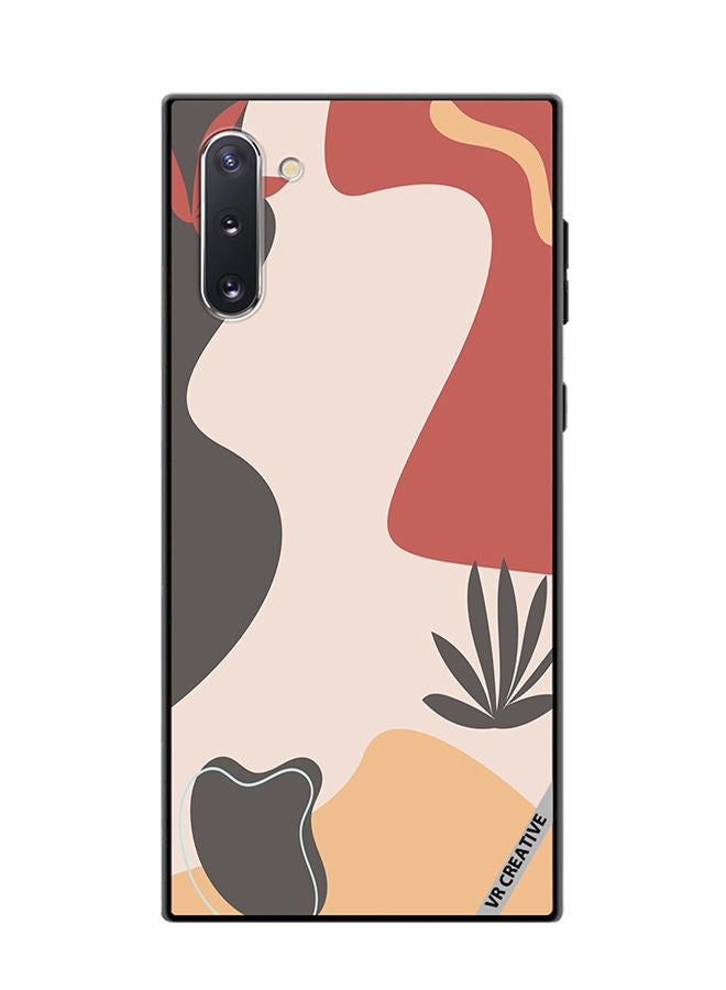 VR CREATIVE Protective Case Cover For Samsung Galaxy Note10 5G Printable Template With Abstract Geometric Shapes, Nature Aesthetic Texture, Design Multicolour - Image 1
