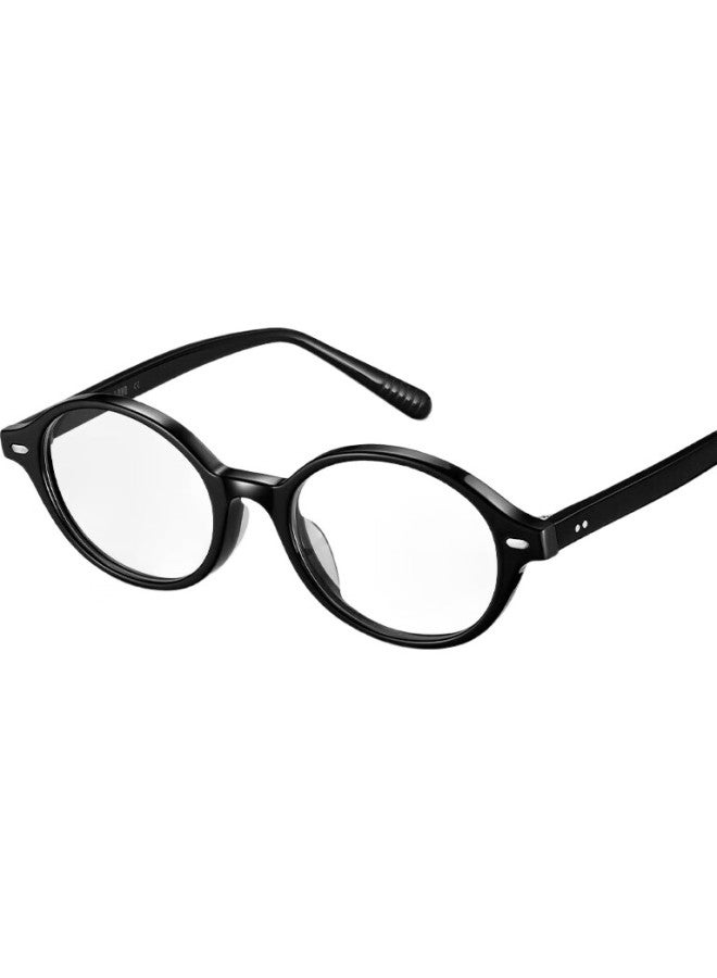 LOHO (Loho) [White Lu Style] Bookworm Glasses Tortoiseshell Oval Small Frame Myopia Blue Light Blocking Frame Bare Face Glasses Zeiss - Image 1