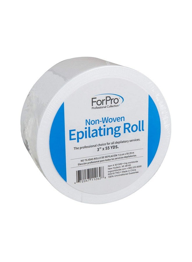 ForPro Professional Collection Forpro Nonwoven Epilating Roll For Body And Facial Hair Removal Tearresistant Lintfree 3” X 55 Yards White - Image 2