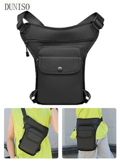 DUNISO Multifunction Drop Leg Bag For Men and Women Panel Utility Waist Bag Shoulder Bag Crossbody Bag For Cycling Hiking Travelling Pouch Pack Waistpack For Outdoor Sports  - Image 1
