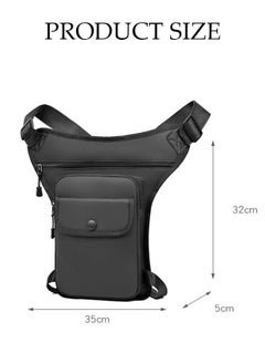DUNISO Multifunction Drop Leg Bag For Men and Women Panel Utility Waist Bag Shoulder Bag Crossbody Bag For Cycling Hiking Travelling Pouch Pack Waistpack For Outdoor Sports  - Image 2