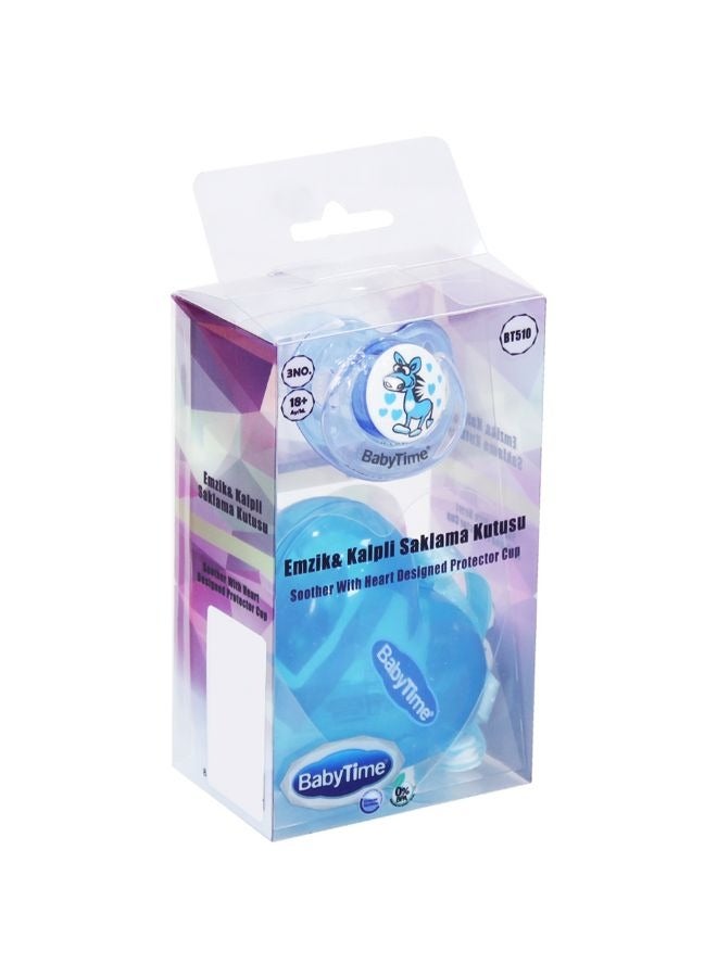 Baby Time Baby Heart-Shaped Pacifier Storage Box No:3 +18m - Image 1