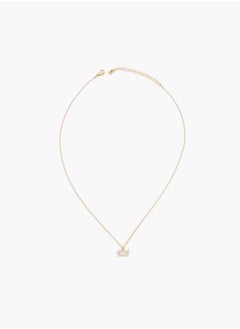 FOREVER 21 Rhinestone Zodiac Charm Necklace  - Image 3