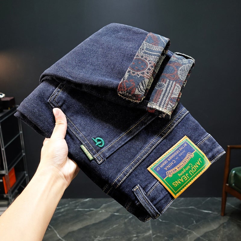 Unisex Classic Denim Jeans Loose Fit Daily Outdoor Wear - Image 3