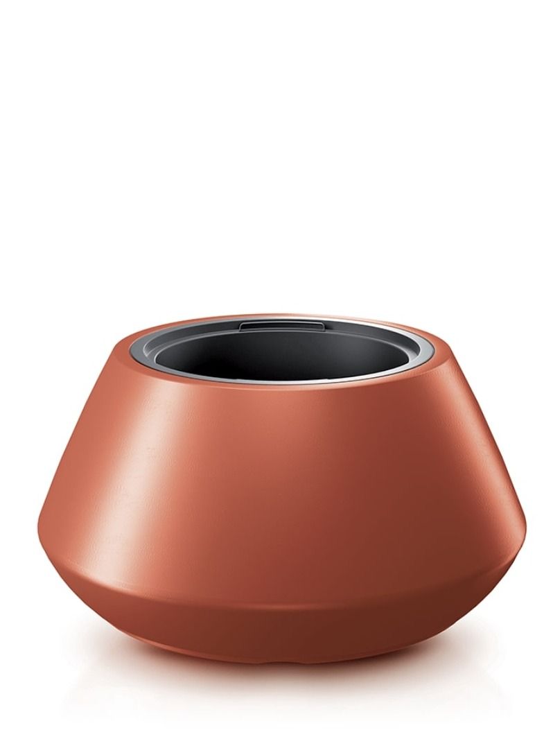 Prosperplast Heos Expanding Bowl Plastic Pot Copper Color 30 cm Height x Diameter 58 cm