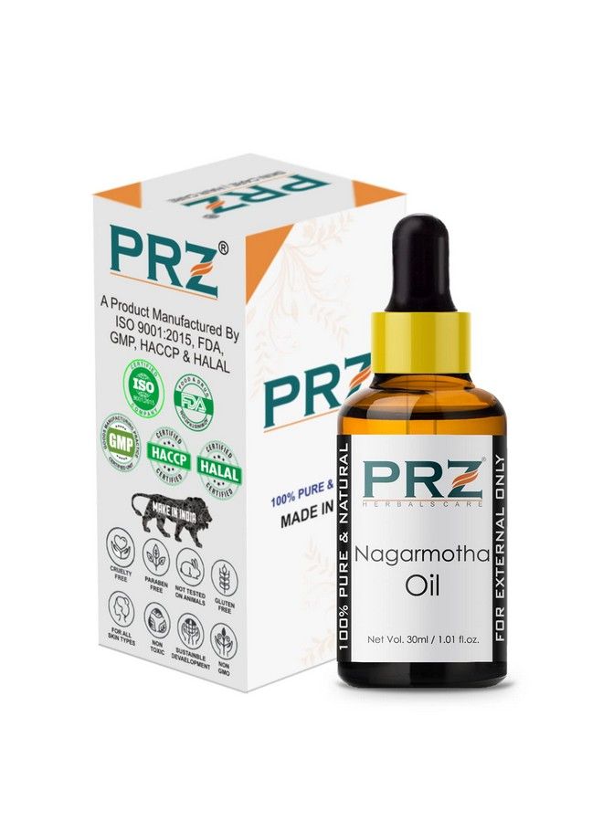 PRZ زيت ناجارموثا الأساسي 100% نقي وطبيعي وغير مخفف للعناية بالبشرة والشعر (30 مل) - Image 3