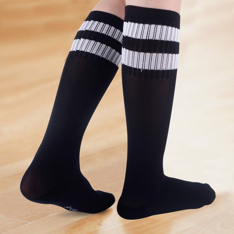 Raigoo Soccer Softball Baseball Football Socks for Youth Kids Boys and Girls Ages 4 to 16 Knee High Sport Athletic Socks - Image 2
