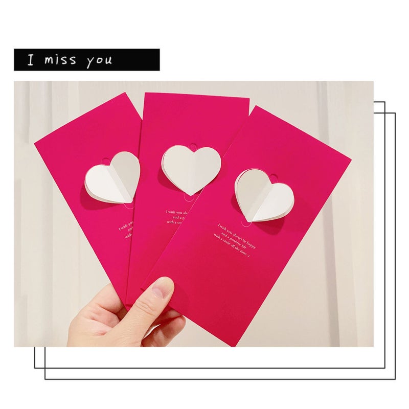 Greeting Card With Bow And Heart, Universal Birthday, Women'S Day, Dragon Boat Festival, Mother, Mid-Autumn Festival, Teacher'S Day, Blessing Greeting Card With Logo - Image 5