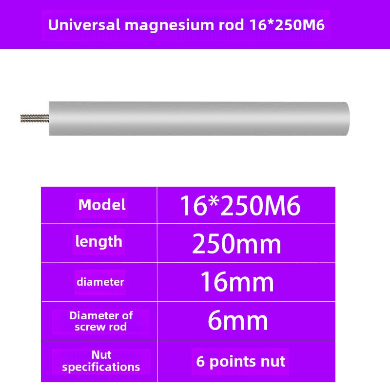 Electric Water Heater Anode Rod for Multiple Brands 16*250-m6 