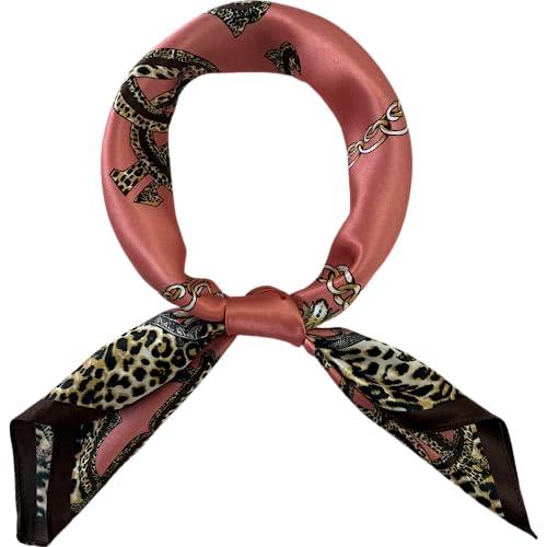 FONYVE 100% Mulberry Silk Scarf for Hair - 27" Square Head Scarf for Women - Lightweight Neck Scarf with Gift Packed - Image 1