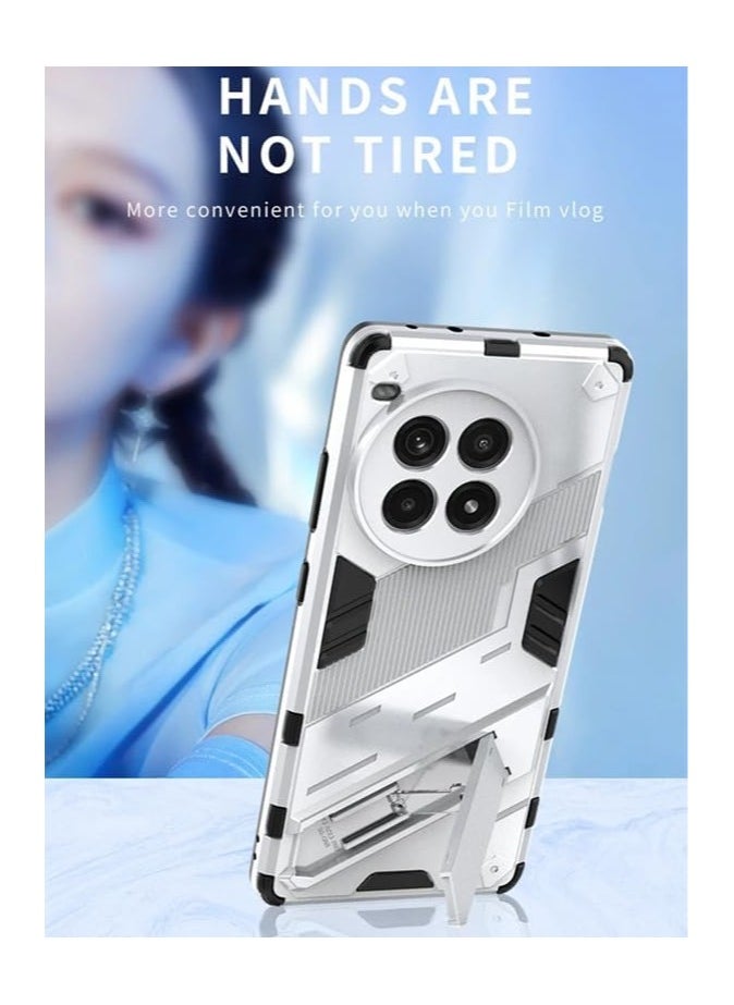 General - Case Compatible with OnePlus Ace 3 Pro 5G, 2-in-1 TPU+PC Dual Layer Combo Shockproof Ultra-Thin Protective Phone Back Cover with Kickstand - Image 1