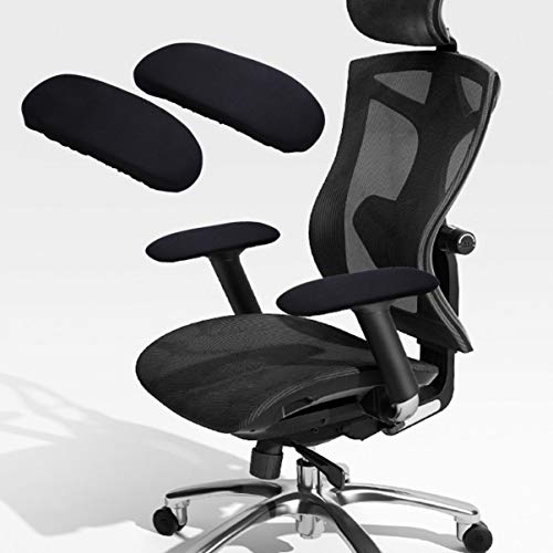 STOBOK 2 Pcs Removable Armchair Covers Office Chair Arm Covers Durable Elastic Sponge Armrest Chair Slipcovers for Office Home - Image 3