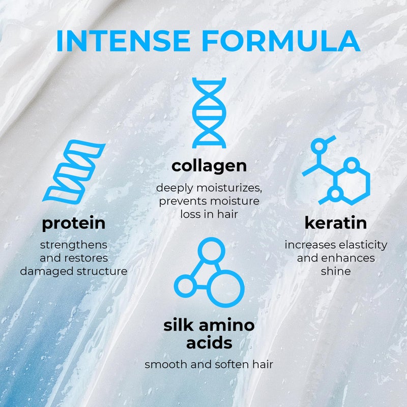 ONLY4HAIR Hair Repair Mask for Dry Damaged Hair Keratin Treatment Protein Argan Oil Deep Conditioning for Color Treated Hair Bleached Frizzy Split Ends Magic - Image 4