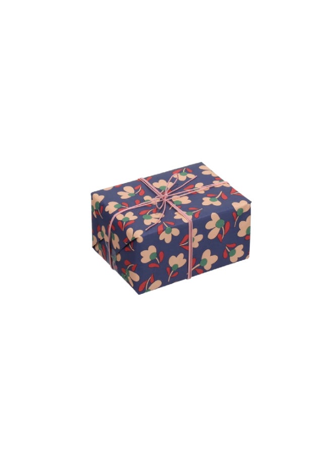 KadoDesign Ole Lily Odette Floral Wrapping Paper - Dusky Sky Blue - Image 5