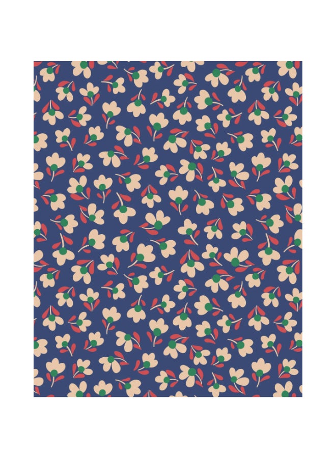 KadoDesign Ole Lily Odette Floral Wrapping Paper - Dusky Sky Blue - Image 4