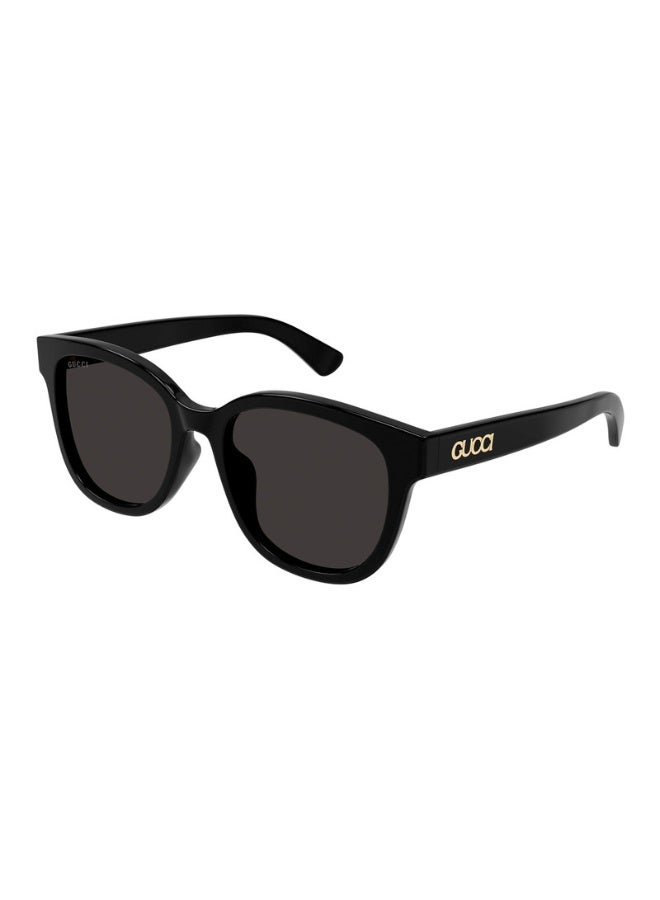 GUCCI نظارات شمسية كبيرة الحجم باللون الأسود للرجال والنساء، GG1797SK 001 مقاس 55 - Image 1