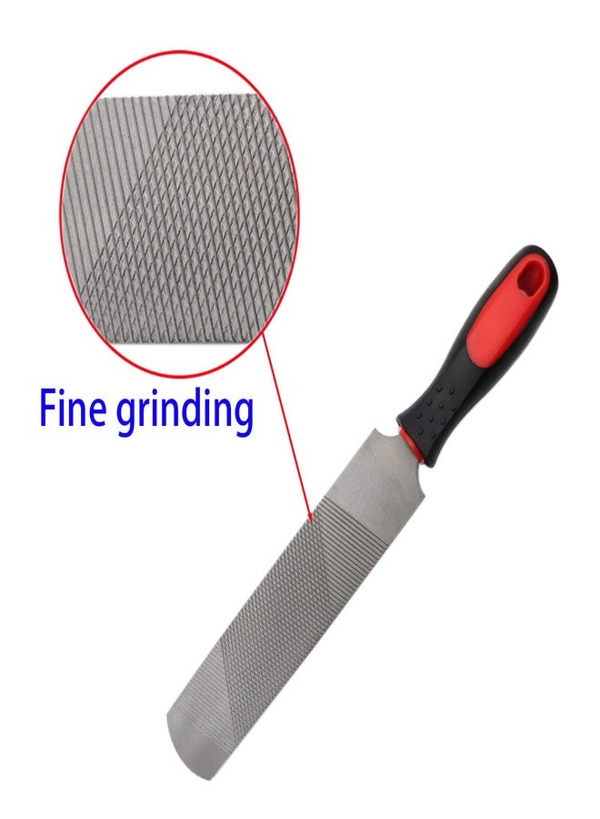 Qlvily 12 Inch Hoof Rasp, Horseshoe File with Rubber Handle, Carbon Steel Farrier File Tool, Suitable for Horse/Goat/Cow/Donkey/Animal Hooves, Strong - Image 4