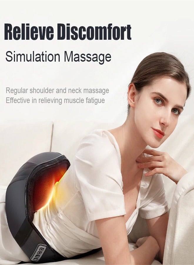 Generic Neck Massager with Heat, Shiatsu Shoulder Massager with Electric Deep Tissue Kneading Massage, Back, Leg, Foot, Arm, Full Body, Muscles, for Home, Car, Office - Image 5