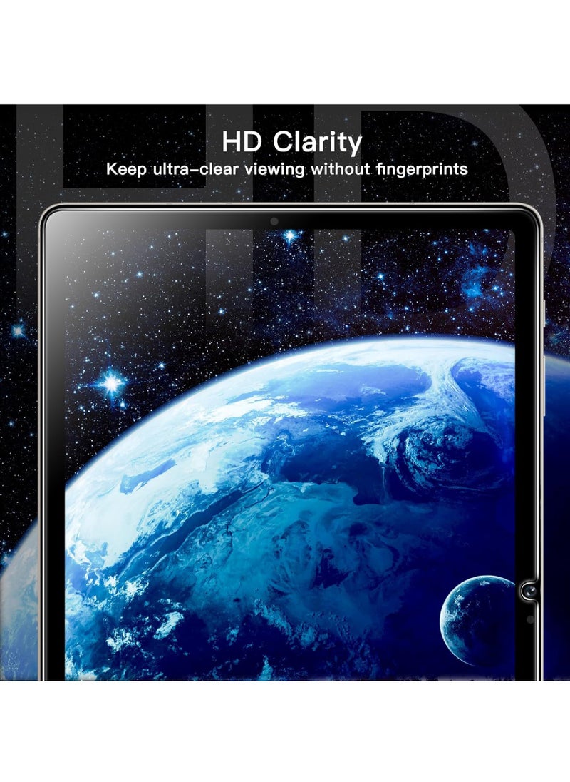 Rock Pow - Screen Protector for Samsung Galaxy Tab S10 Plus 2024/ S9 Plus/ S9 FE Plus 5G 12.4 Inch 2023 with Easy Installation Frame Tempered Glass Film HD Clear  1 Pack - Image 1